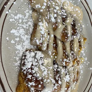 Cinnamon roll French toast - yum!