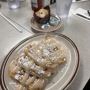 Cinnamon roll French toast