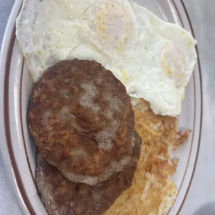 Two egg breakfast