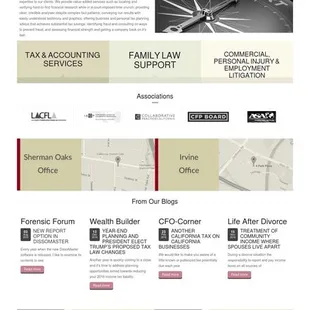 Litigation Experts Marking/ Informational page