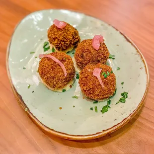 Shrimp Arancini ($10) IG: michellelieats