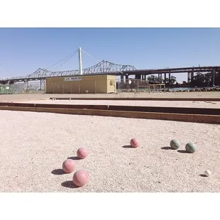 Bocce ball court