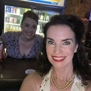 The smiliest bartender that will make you feel at home:)