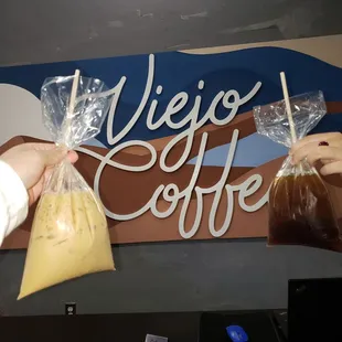 ICED HORCHATA LATTE (in a bag): OLD LOVE MEETS NEW LOVE