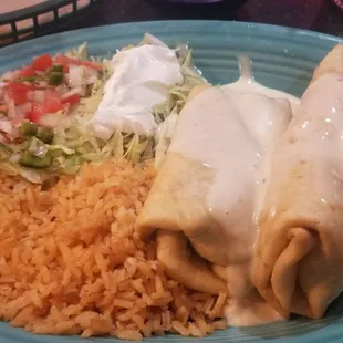 Chimichangas deluxe special