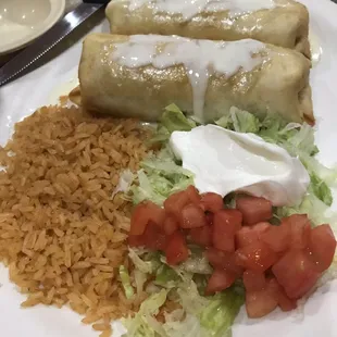 Chimichanga entree