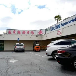 cars parked in a parking lot