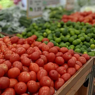 tomatoes and limes