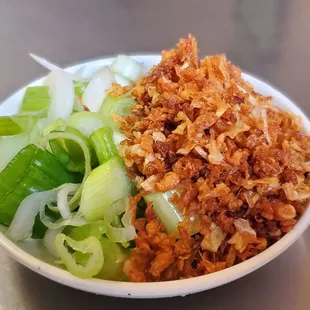 Fried Garlic & Green Onions