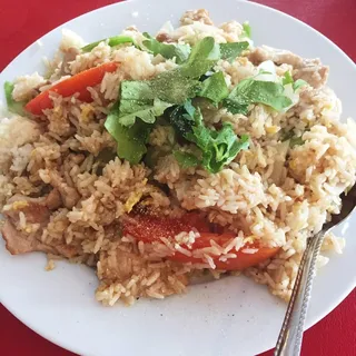 Thai Fried Rice (chicken Or Pork)