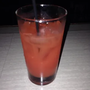 Campari OJ - perfect after dinner drink.