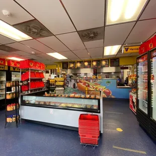 the interior of the restaurant