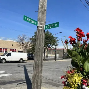 a street sign on a pole