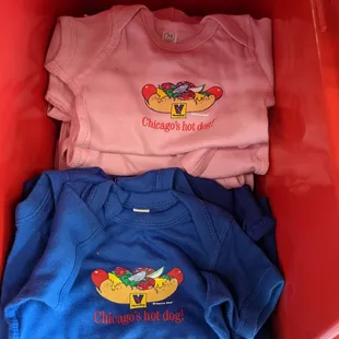 two t - shirts in a shopping cart