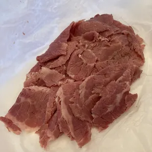 Corned beef 1/4 lb