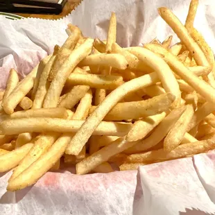 Fries (order them extra crispy!)