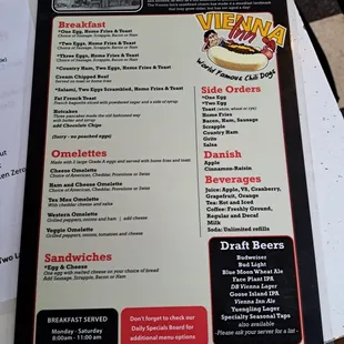 Menu. No prices &quot;with inflation.&quot;  If you see something, they&apos;ll price it out for you. If you have to ask...you probably can&apos;t afford it.
