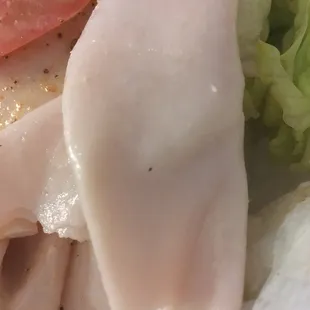 a close up of a plate of food
