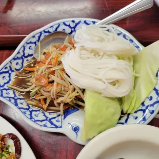 Lao Style Papaya Salad - 3.5 stars