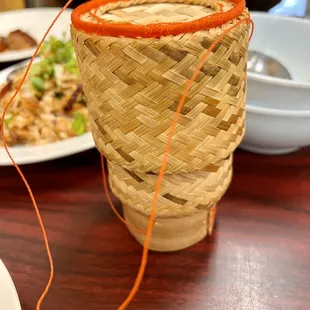 cute sticky rice basket