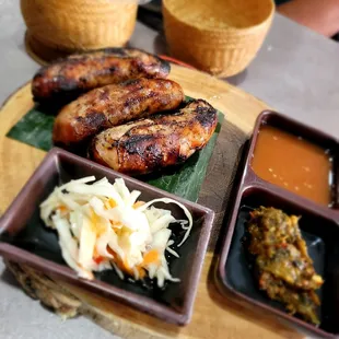 Sai Gawk (Lao Sausages)