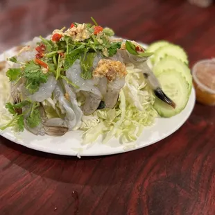 Raw shrimp