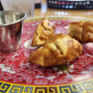 Chicken dumplings .. soo delicious and crispy