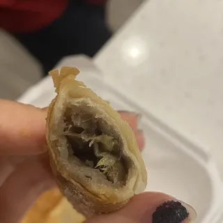 Banana Rolls With honey And Ice Cream