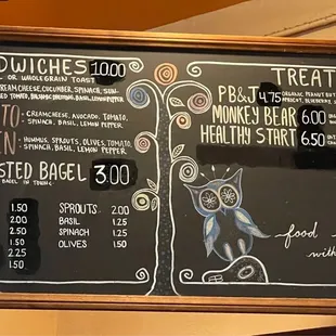 Food menu