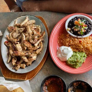 Chicken fajitas