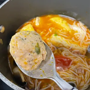 Bun rieu, crab paste noodle soup