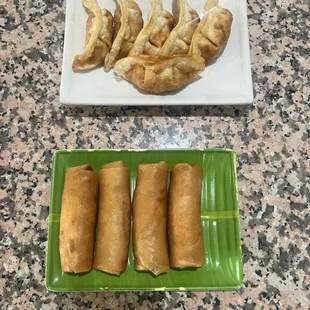 Egg rolls and Dumplings