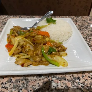 The curry is fantastic!