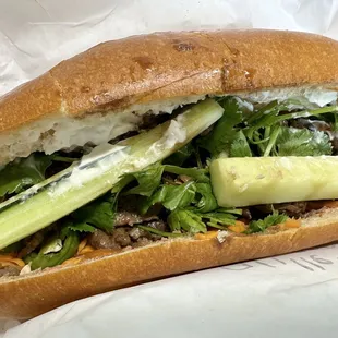 Sandwich Grill Beef - bánh mì.