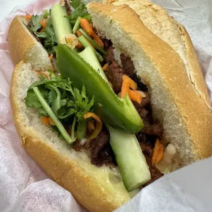 Pork Banh mi was pretty good  9/10