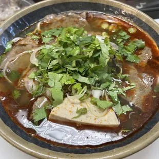 Bun Bo Hue: spicy beef noodle soup. Recommend to try this dish. $14.95