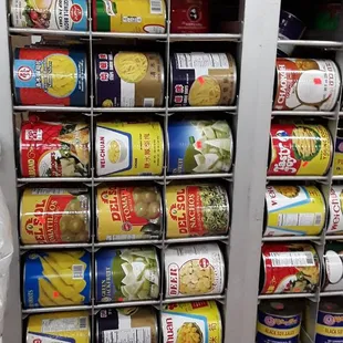 Super-sized cans of stuff