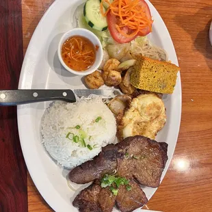 V4 , pork chop plate
