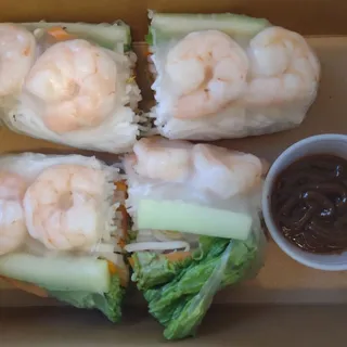 Shrimp spring rolls