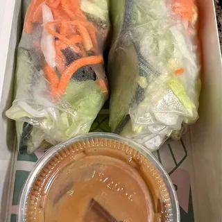 Grilled Pork Summer Rolls