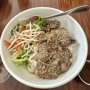27. Sesame Beef Noodle