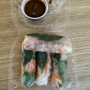 Jicama Fresh Rolls