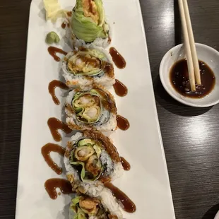 6 Piece Shrimp Tempura Roll