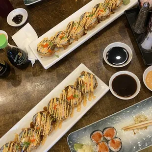 sushi and sashimi, food, sushi, sashimi