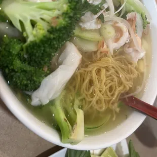 Seafood Egg Noodle Soup