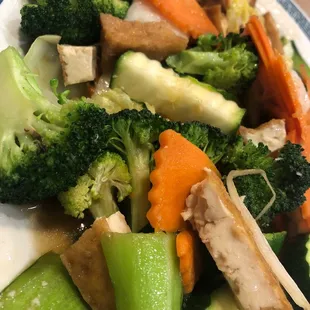 Tofu and veggies