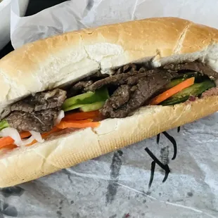 Grilled Beef Bahn Mi