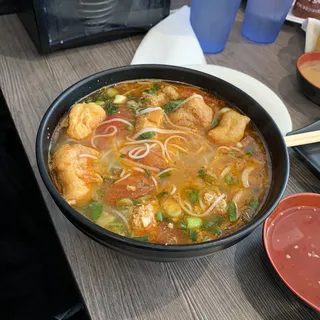 27. Crab Meat and Tomato Rice Noodle Soup