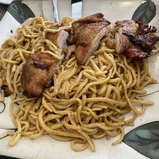 77. Garlic Noodle with Five Spice Chicken