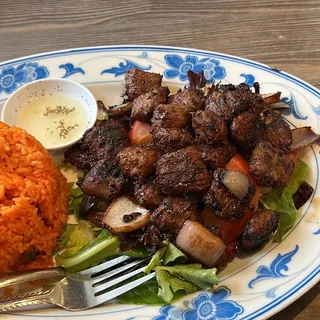 98. Veggie French Style Black Pepper Steak Cubes